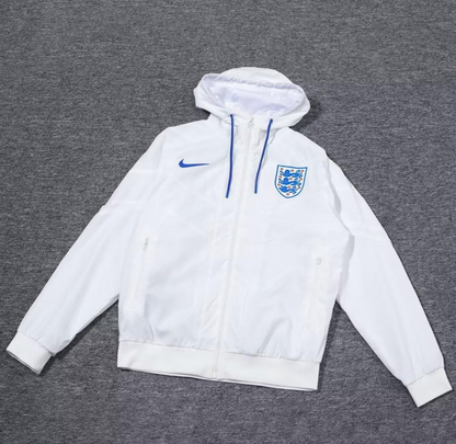 England Windbreaker White