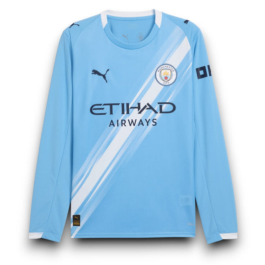 Manchester City Home Jersey 2025/26 Long Sleeve