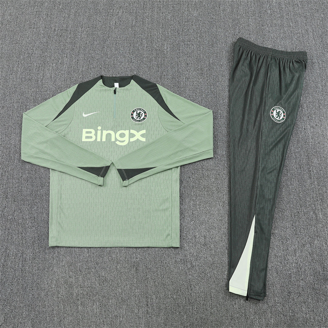 Chelsea Pre-Match Green Tracksuit 25/26