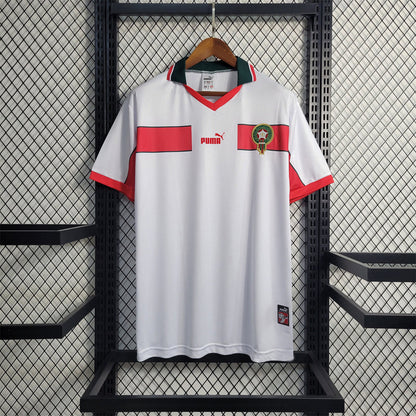 Morocco Away White Retro Jersey 1998