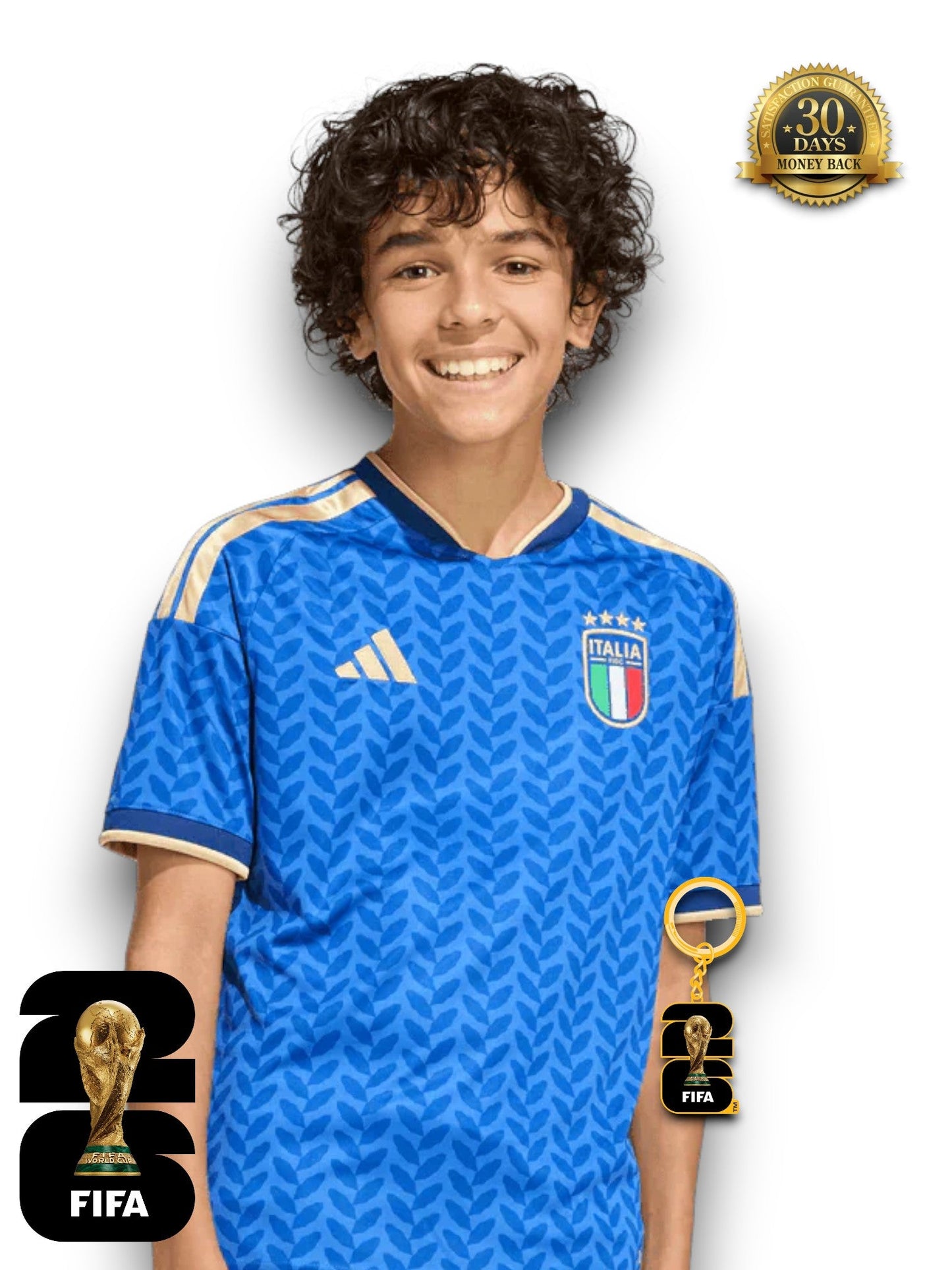 Kit Kids Italy World Cup 2026 Jersey